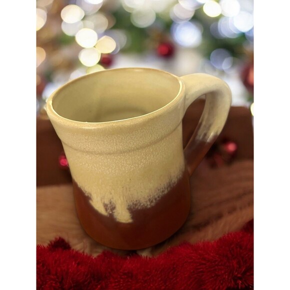 Naughty or Nice Christmas Funny Cute N-D Pottery Stoneware Coffee Mug Oversize - Picture 5 of 6